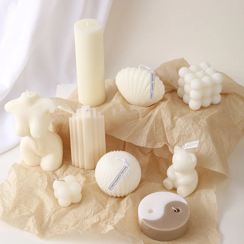 Sculpted Aroma Candles
