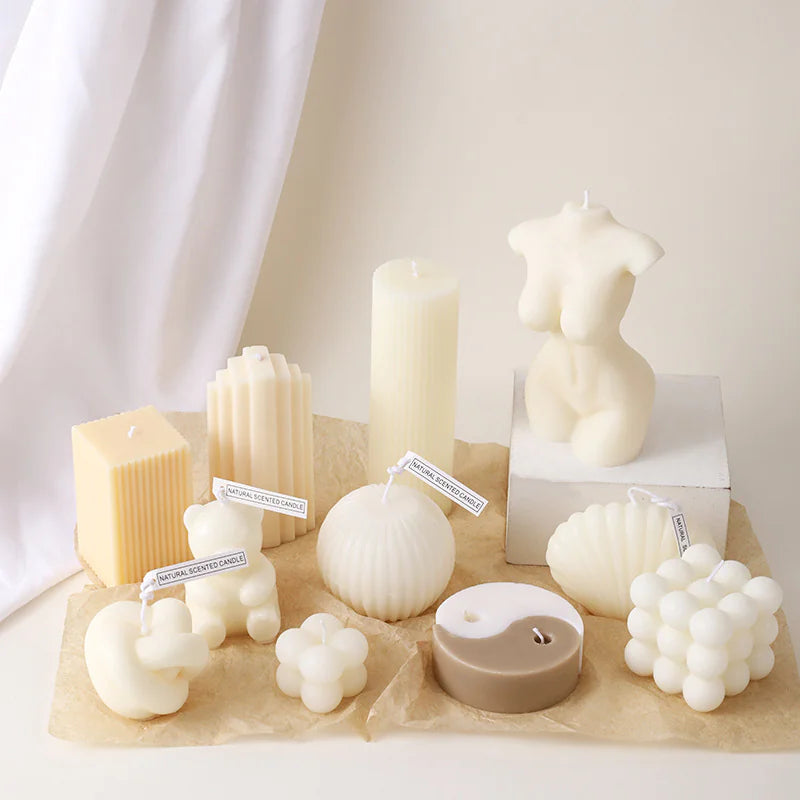 Sculpted Aroma Candles
