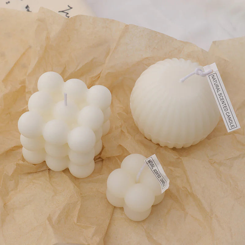 Sculpted Aroma Candles