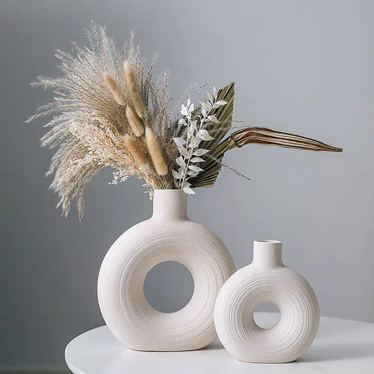 Nordic Elegance Ceramic Vase